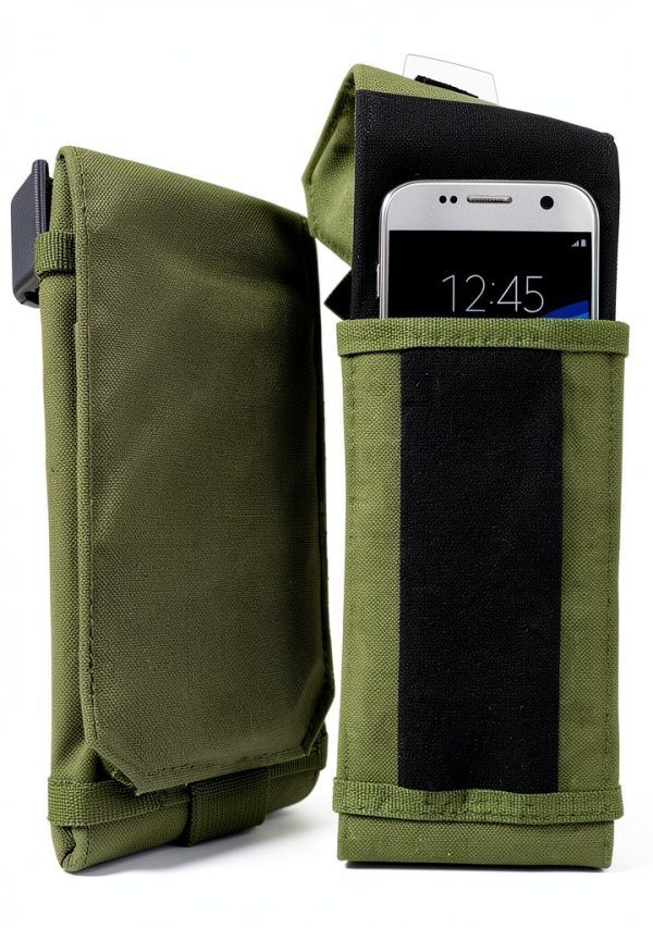 Clakit Travel Wallet Nylon Phone Pouch Clip On StrapPack-0