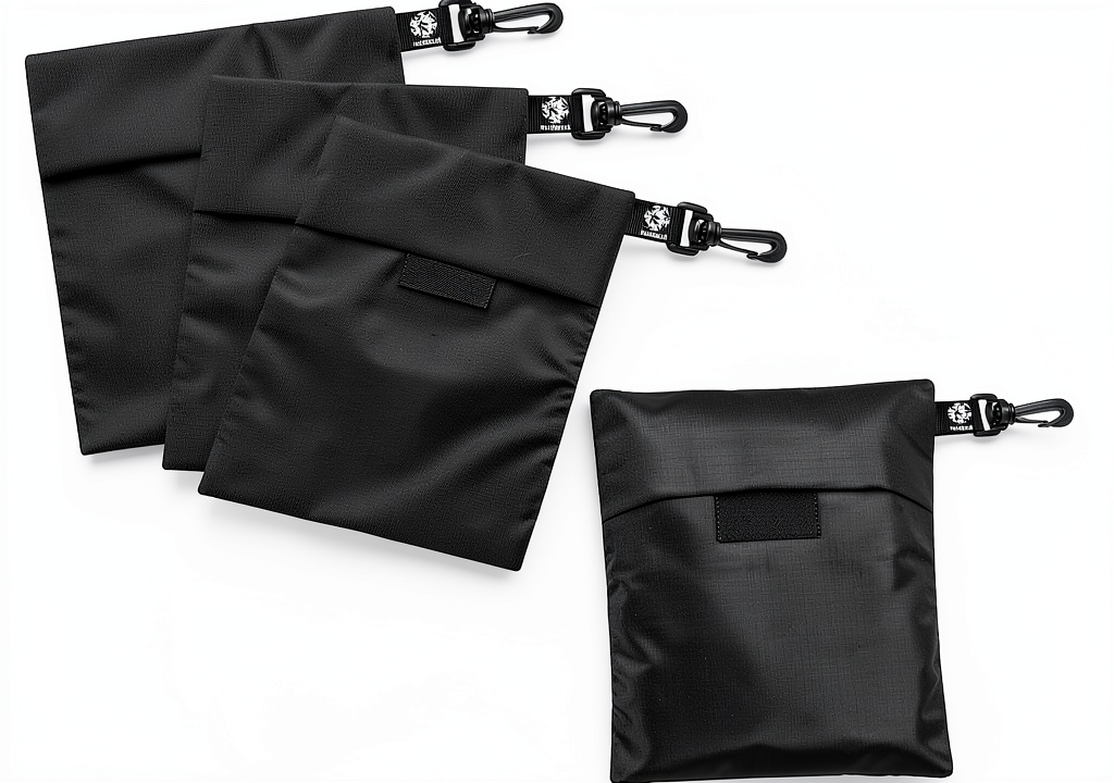 SL476 pocket attached to a hiking backpack