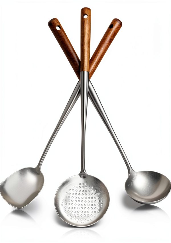 Evanda Stainless Steel Wok Spatula Set for Kitchen-0