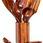 Umite Chef Teak Wooden Utensils Set Kitchen Utensil-0