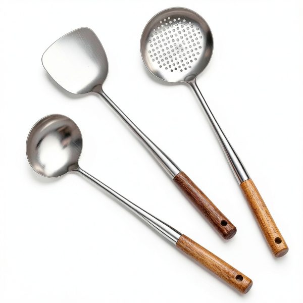 Evanda Stainless Steel Wok Spatula Set for Kitchen-2