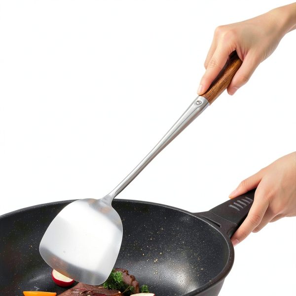 Evanda Stainless Steel Wok Spatula Set for Kitchen-3