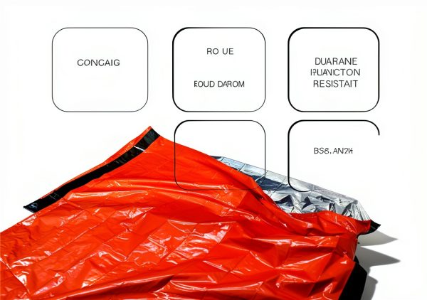 Emergency Sleeping Bag Primacare CB-3684-2 Orange Mylar Pack (2)-1