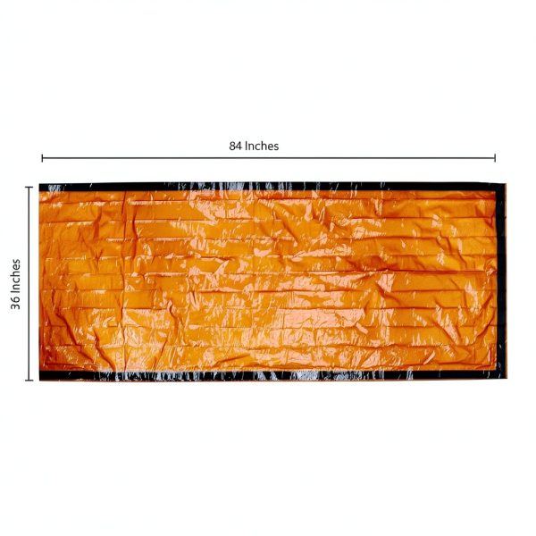 Emergency Sleeping Bag Primacare CB-3684-2 Orange Mylar Pack (2)-3