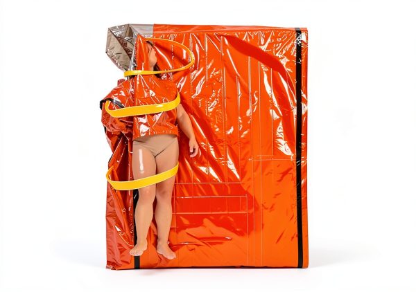 Emergency Sleeping Bags 2-Pack ANLOKE Mylar Bivy Sack 84x36-4