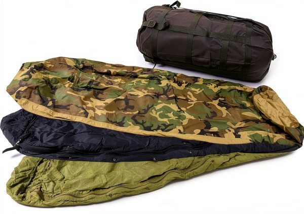 Military Modular Sleep System 4 Piece with Goretex Bivy Cover and Carry Sack-1
