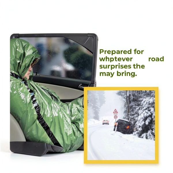 Emergency Sleeping Bag Thrive The Wild Bivy Mylar Waterproof-6