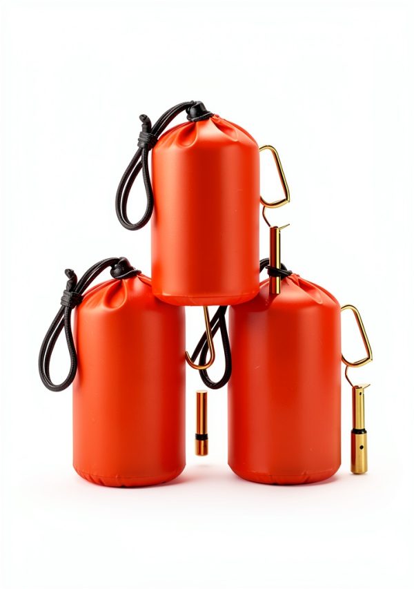 Emergency Sleeping Bag Generic Bivy Sack Waterproof 3pcs Orange 9899-2