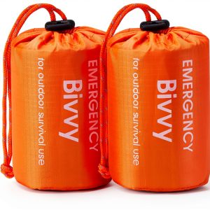 Emergency Sleeping Bag Esky Bivy Orange 2 Pack-0