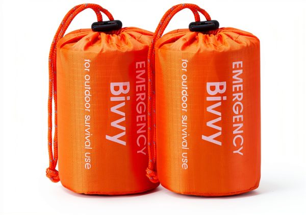 Emergency Sleeping Bag Esky Bivy Orange 2 Pack-0
