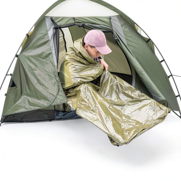 Emergency Sleeping Bag GJD 3-Pack Mylar Bivy for Adults Orange-8