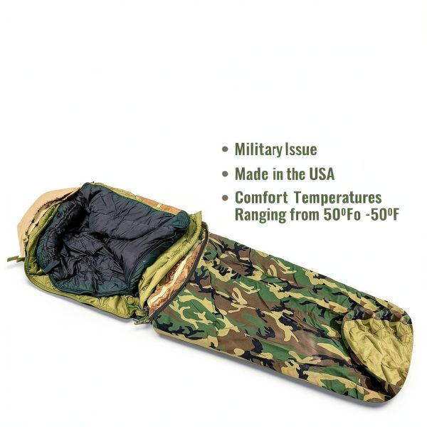 Military Modular Sleep System 4 Piece with Goretex Bivy Cover and Carry Sack-2