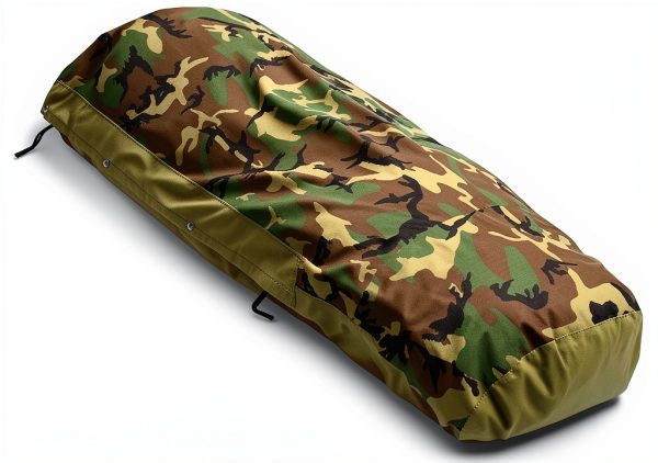Ammo Can Man Woodland Camouflage Waterproof Bivy Cover 1 Person Mummy-1