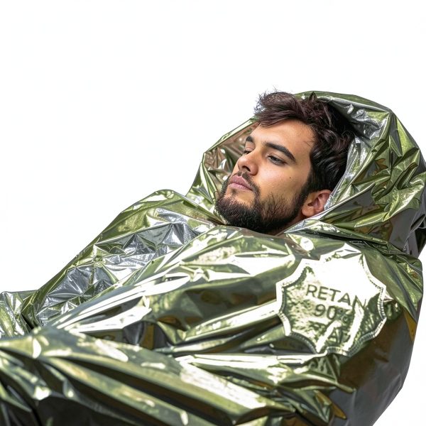 Emergency Sleeping Bag Thrive The Wild Bivy Mylar Waterproof-4