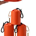 Emergency Sleeping Bag Generic Bivy Sack Waterproof 3pcs Orange 9899-0