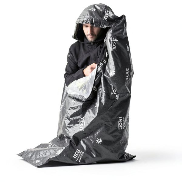 SOL Escape Bivvy XL with Hood Gray Outdoor Survival Bivvy-1