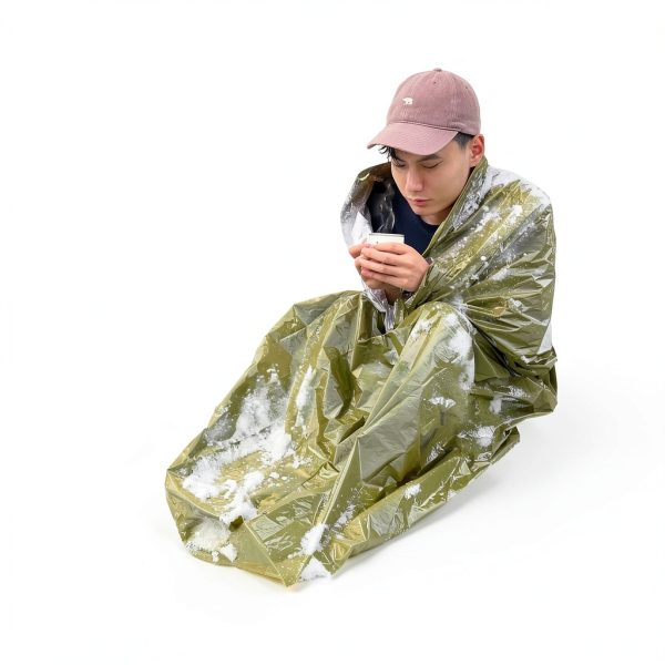 Emergency Sleeping Bag GJD 3-Pack Mylar Bivy for Adults Orange-7