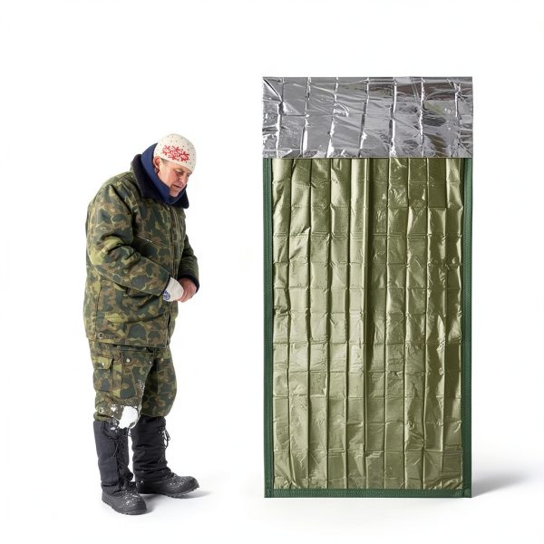 Emergency Sleeping Bag GJD 3-Pack Mylar Bivy for Adults Orange-1