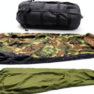 Military Modular Sleep System 4 Piece with Goretex Bivy Cover and Carry Sack-0