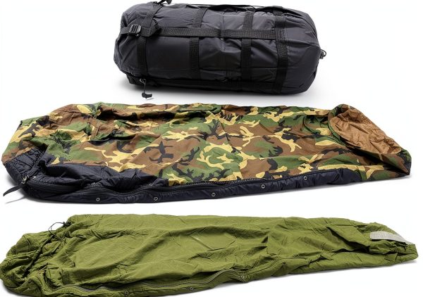 Military Modular Sleep System 4 Piece with Goretex Bivy Cover and Carry Sack-0
