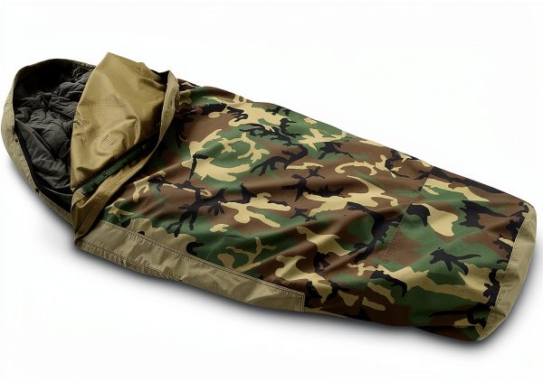 Ammo Can Man Woodland Camouflage Waterproof Bivy Cover 1 Person Mummy-0